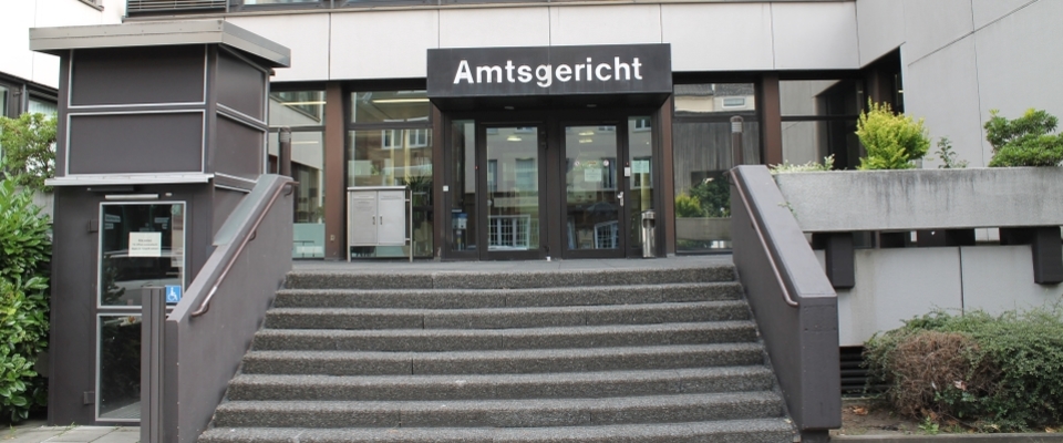 Ein- und Ausgangsbereich des Amtsgerichts Viersen