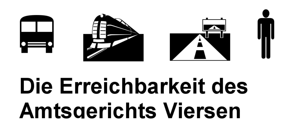 Hinweise auf die Anfahrtsmöglichkeiten mit verschiedenen Verkehrsmitteln.